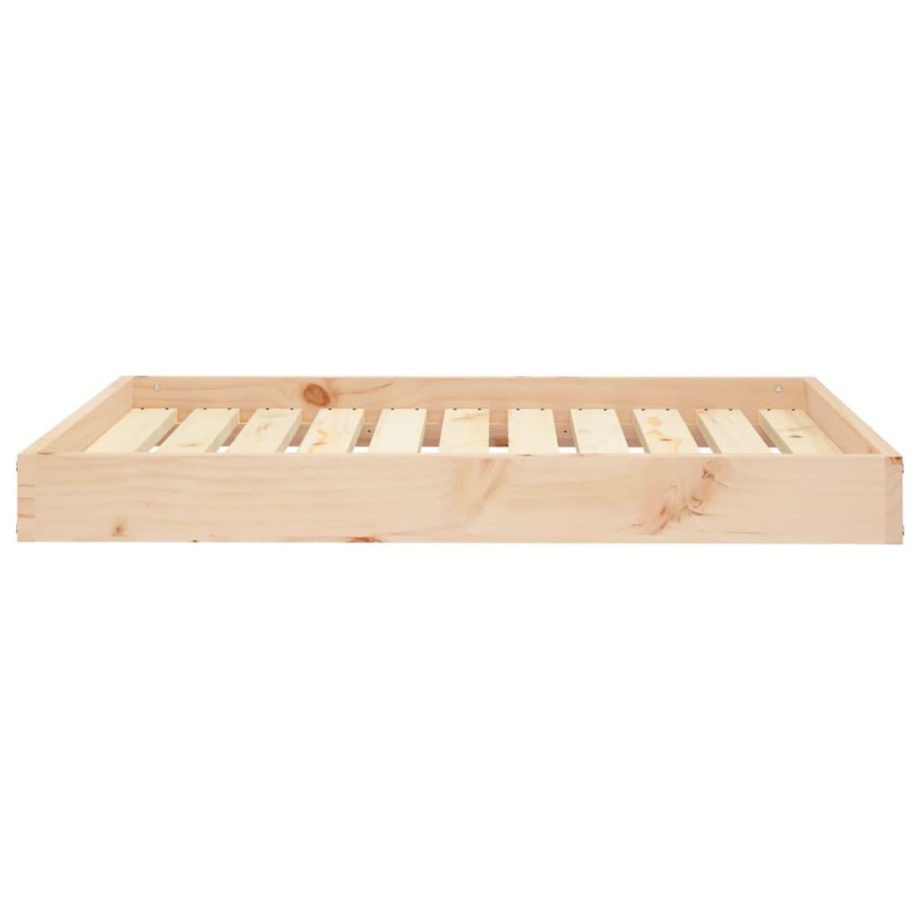 vidaXL Dog Bed 36"x25.2":man:.5" Solid Wood Pine