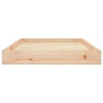 vidaXL Dog Bed 36"x25.2":man:.5" Solid Wood Pine