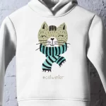 Cat Winter Hoodie -Image by Shutterstock