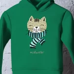 Cat Winter Hoodie -Image by Shutterstock